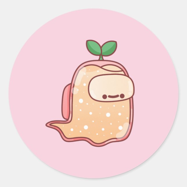 Plant Ghost Runt Klistermärke (Framsida)