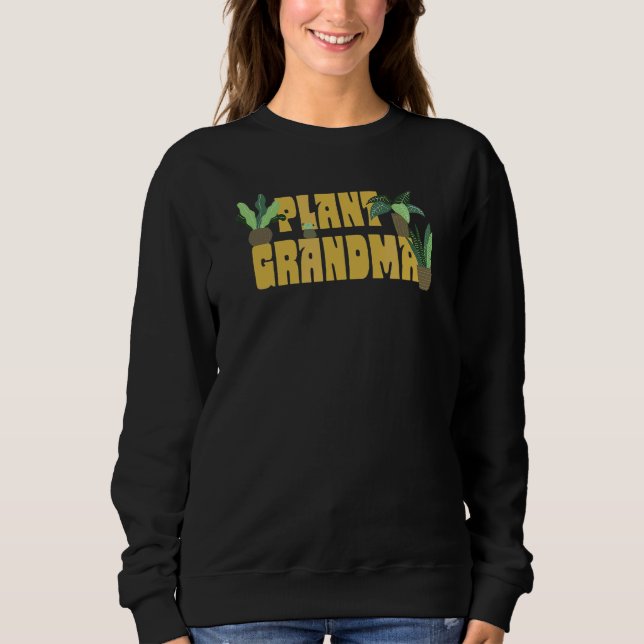 Plant Grandma Plant T Shirt (Framsida)