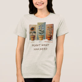 Plant Hope Joy Patient Tee Grow Positivity Daily