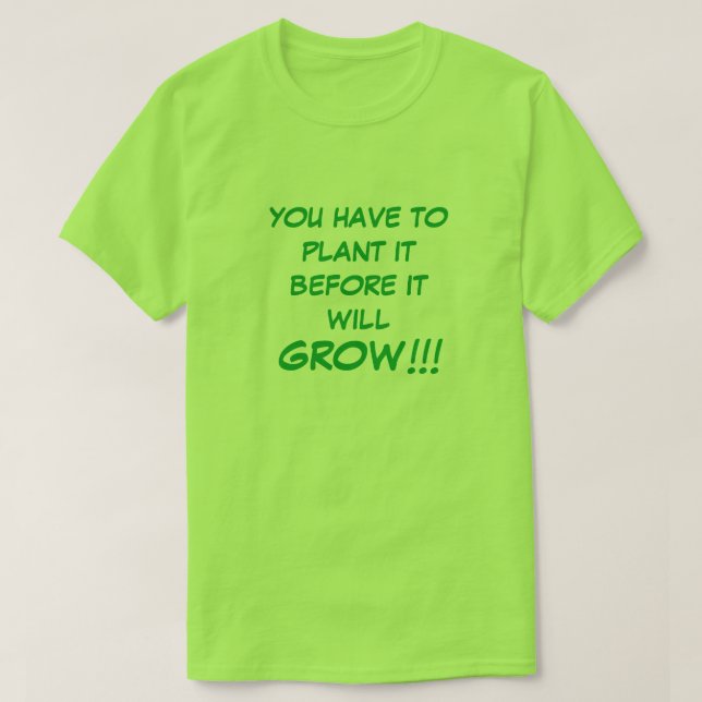 Plant IT-Shirt T Shirt (Design framsida)