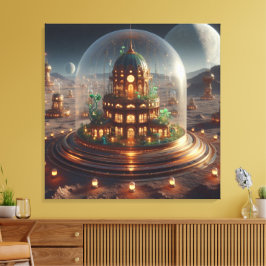 Plant Jewel Box Fantasy Art Canvastryck