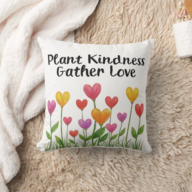 Plant Kindness Gather Love Valentine Mother's Day  Kudde (Filt)