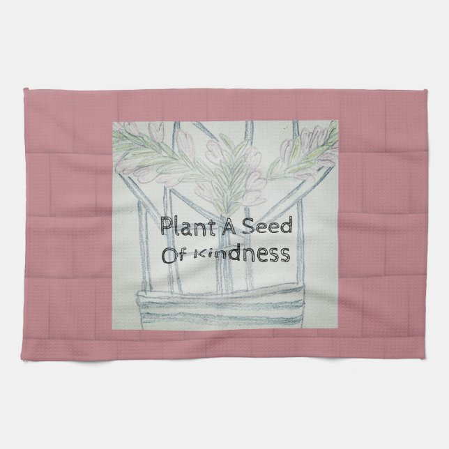 Plant Kindness    Kökshandduk (Horisontell)