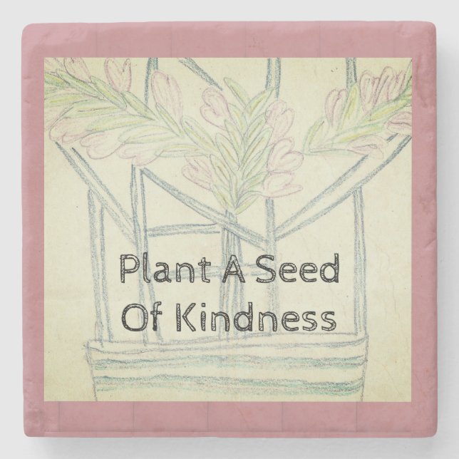 Plant Kindness  Stenunderlägg (Framsidan)