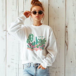 Plant Lady Cute Houseplants Aesthetic Sweatshirt T Shirt