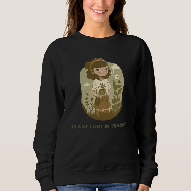 Plant Lady in Training Minimalist T Shirt (Framsida)