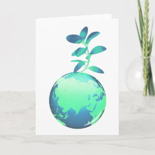 Plant Life-hälsningskort Kort