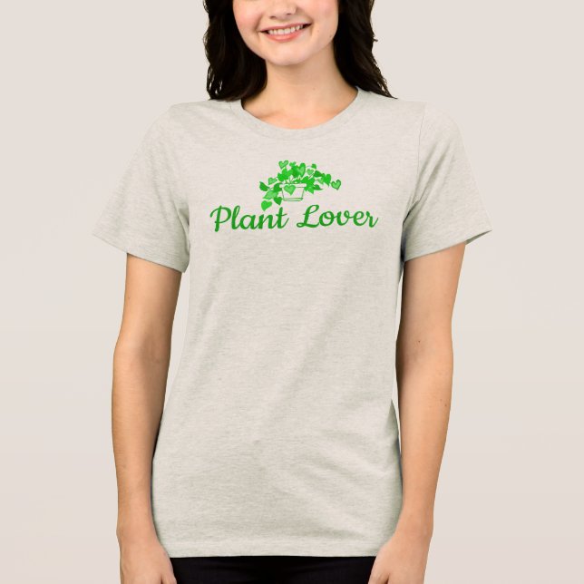 Plant Lover T Shirt (Framsida)
