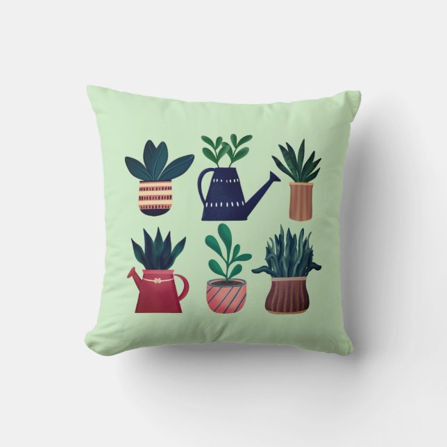Plant Lycklig Kudde (Framsida)