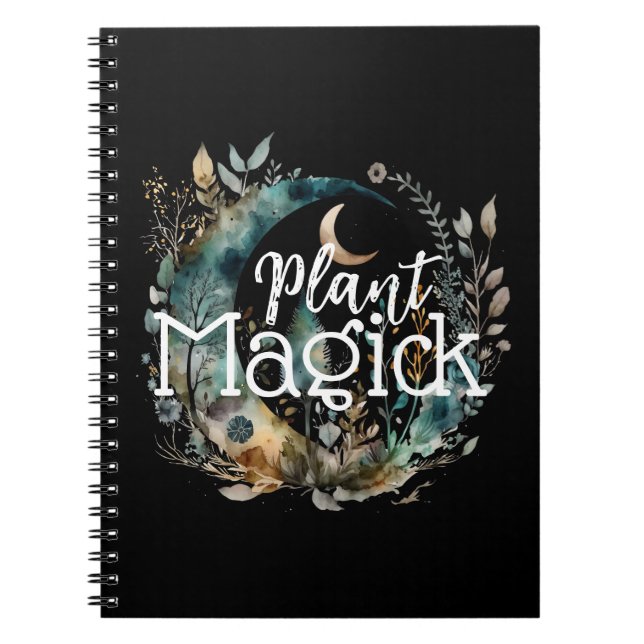 Plant Magick Anteckningsbok (Framsidan)