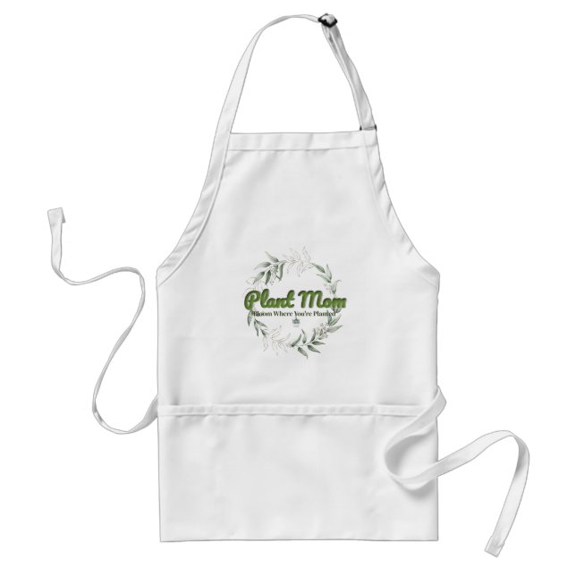 Plant Mamma Botanical Apron - Bloom där du är Pla Förkläde (Framsidan)