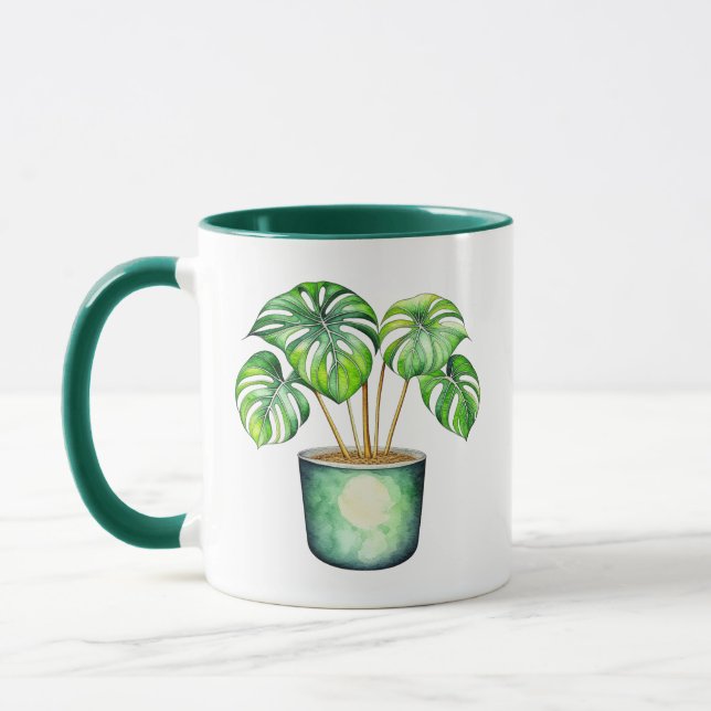 Plant Mamma | Monstera-anläggningen Mugg (Vänster)