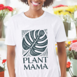 Plant Mamma Monstera Löv Nature Älskare T Shirt