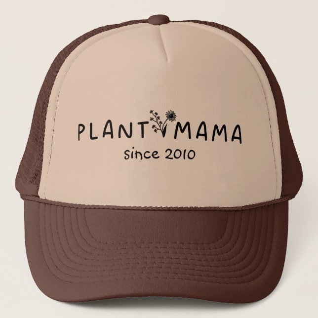 Plant Mamma Mors dag Anpassningsbar Gift Keps (Framsida)