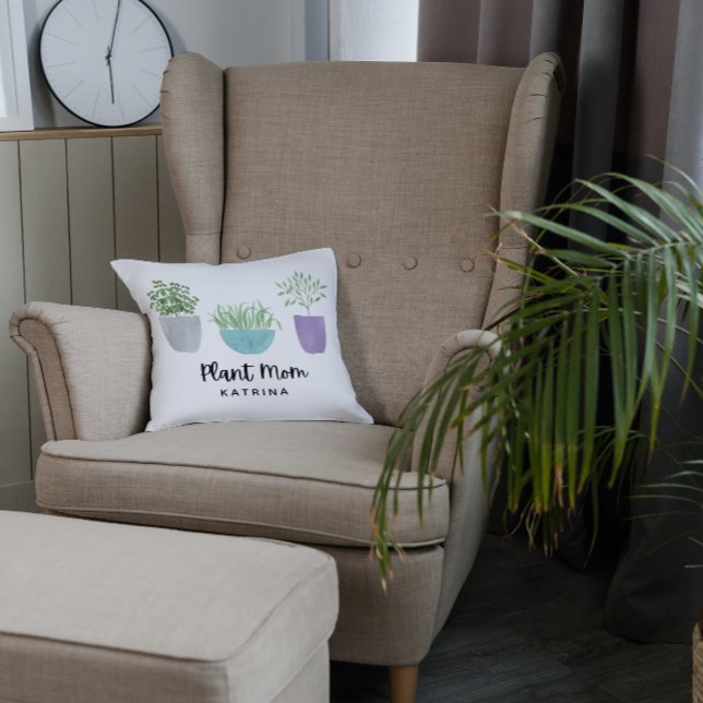 Plant Mamma Personlig Dekorativ kudde (Skapare uppladdad)