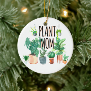 Plant Mamma - , plantergåva till Mamma Julgransprydnad Keramik