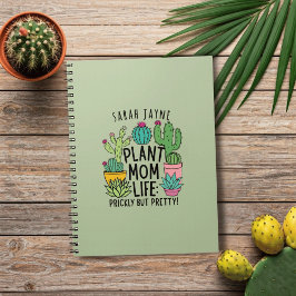Plant Mamma Prickly but Söt Sage Grönt Notebook Anteckningsbok