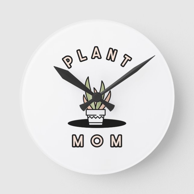 Plant Mamma   Rund Klocka (Framsida)