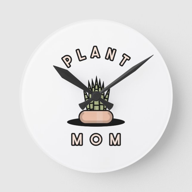 Plant Mamma   Rund Klocka (Framsida)