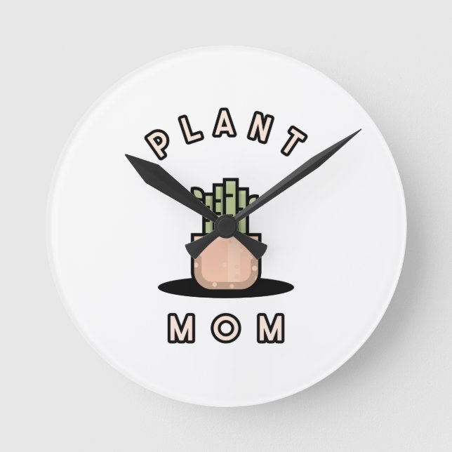 Plant Mamma   Rund Klocka (Framsida)