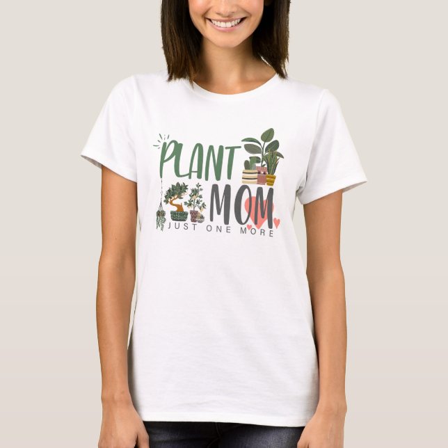 Plant Mamma T Shirt (Framsida)