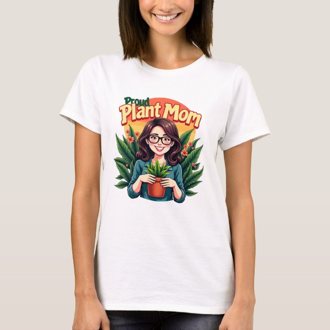 Plant Mamma T Shirt (Framsida)