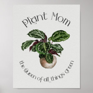 Plant Mamma - The Queen of All Sak Grönt Poster