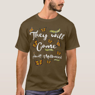 Plant Milkweed Monarch Butterfly Älskare Mor T Shirt