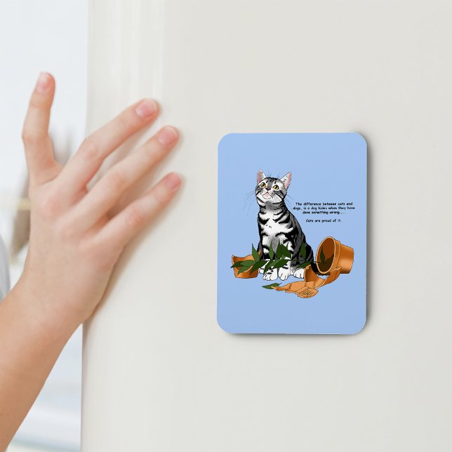 Plant MisChief Cat Magnet (Skapare uppladdad)