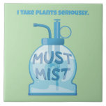 Plant mister misting pot plants kakelplatta<br><div class="desc">A vector illustration of a plant misting bottle. Thisis designed for anyone who loves to take special care of their house plants. The text on the bottle reads must mist.</div>