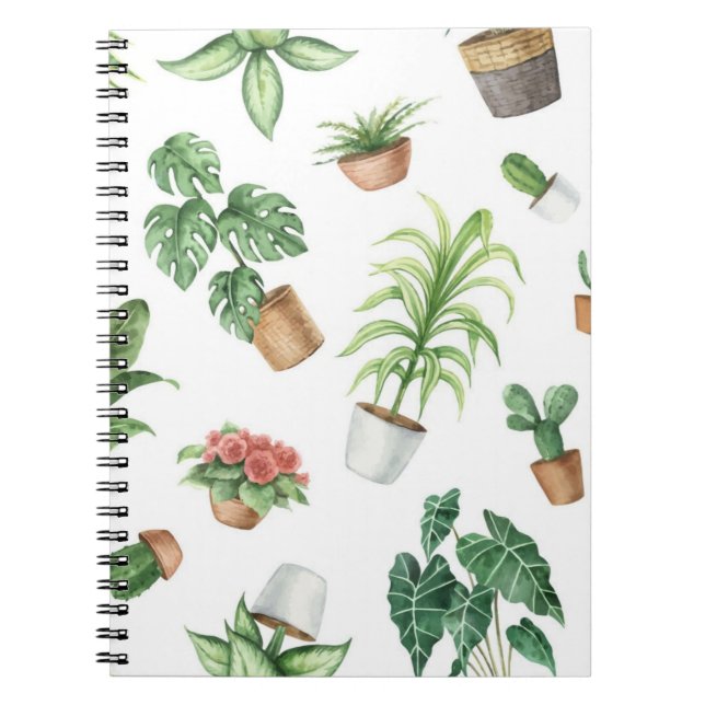 Plant mönster anteckningsbok (Framsidan)