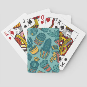 Plant mönster casinokort