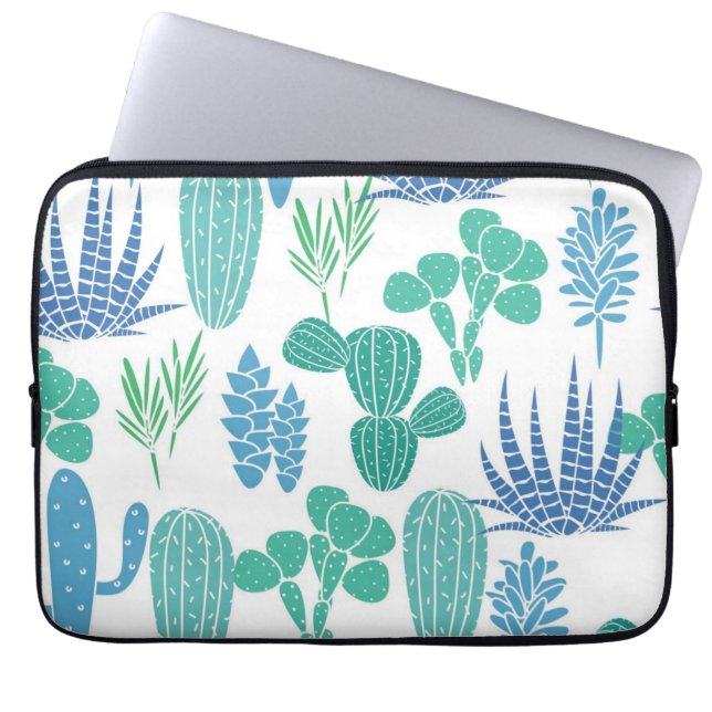 Plant mönster laptop fodral (Framsidan)