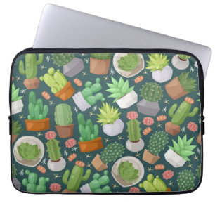 Plant mönster laptop fodral