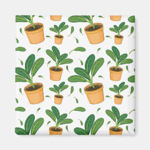 Plant mönster magnet