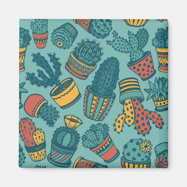 Plant mönster magnet (Framsidan)