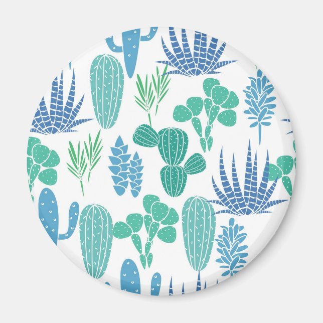 Plant mönster magnet (Framsidan)