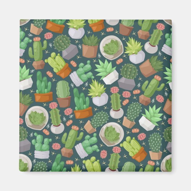 Plant mönster magnet (Framsidan)
