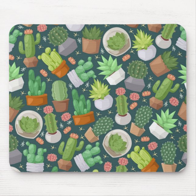 Plant mönster musmatta (Framsidan)