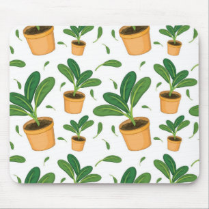 Plant mönster musmatta