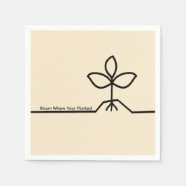 Plant napkin pappersservett