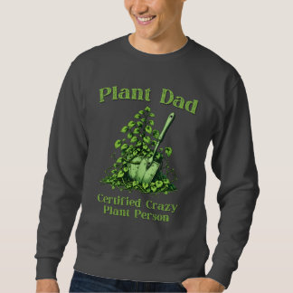 Plant Pappa - Auktoriserad Crazy Plant Person Lång Ärmad Tröja