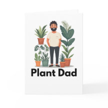 Plant Pappa Hälsning Card