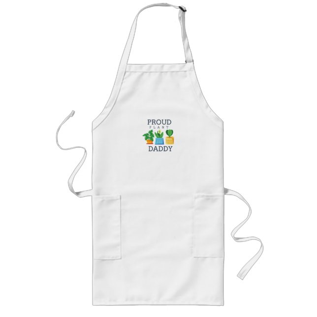 Plant Pappa Long Apron Långt Förkläde (Framsidan)