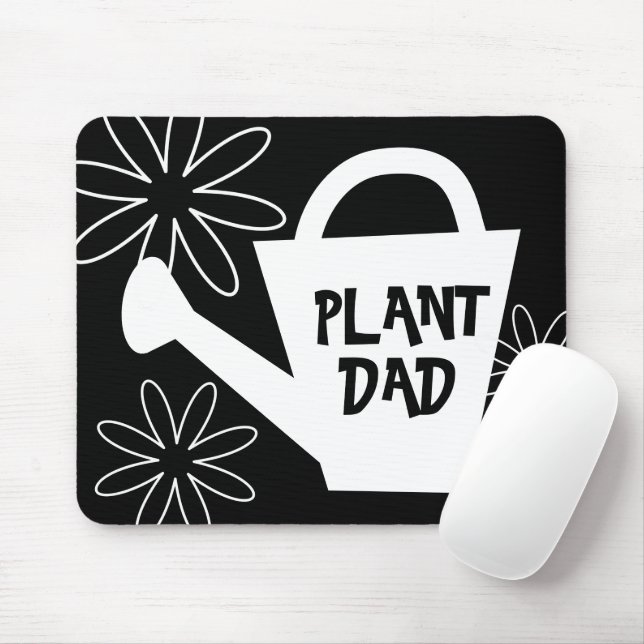 Plant Pappa mousepad. Lustigt  citattecken Musmatta (Med mus)