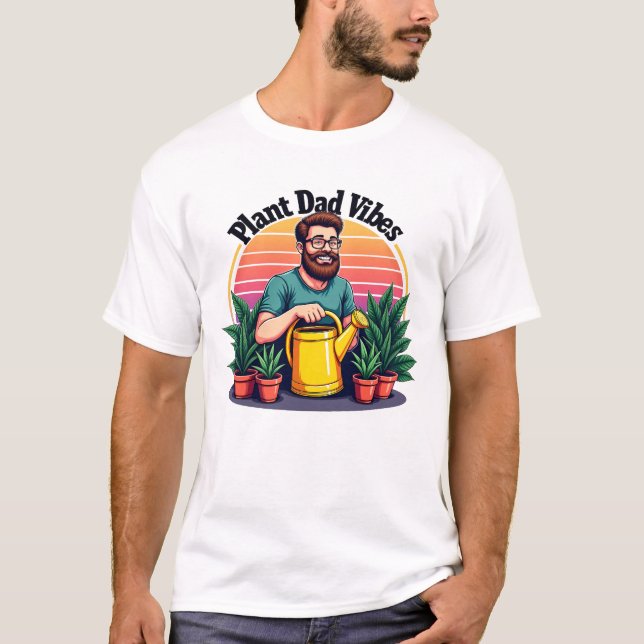 Plant Pappa T Shirt (Framsida)