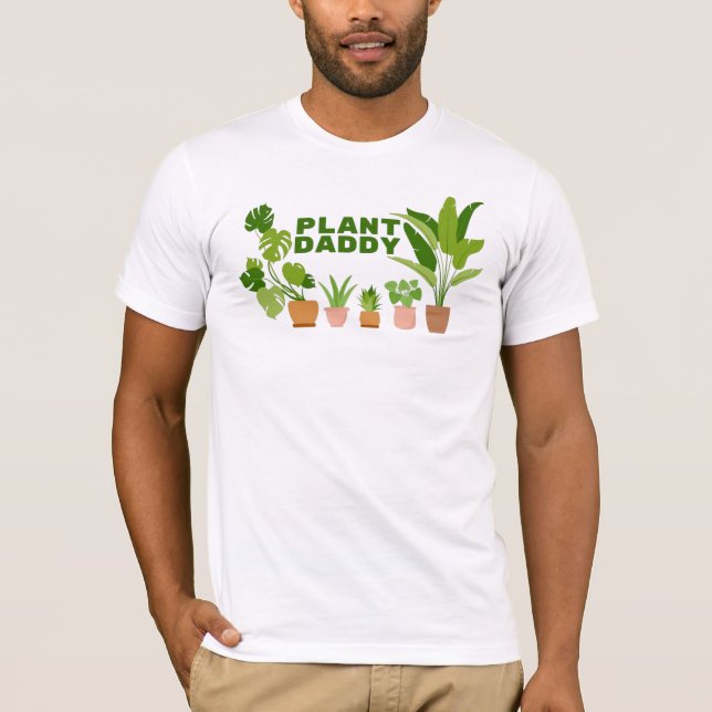 Plant pappa T-shirt | Gåvor till Plant Älskare (Framsida)