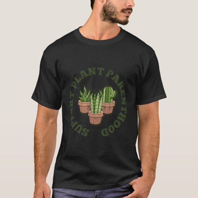 Plant Parenthood Plant T Shirt (Framsida)