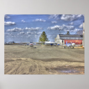 Plant parkerat belägen mitt emot framåt för HDR Poster