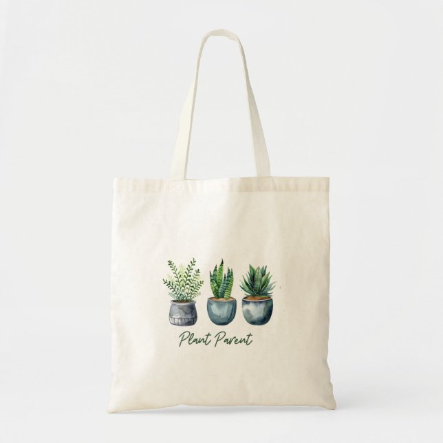 Plant Parte Bag, Plant Morsa Gifts Tygkasse (Framsidan)